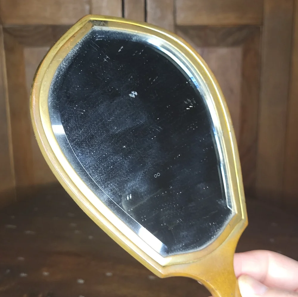 Elegant Floral Hand Mirror - Picture 12 of 17